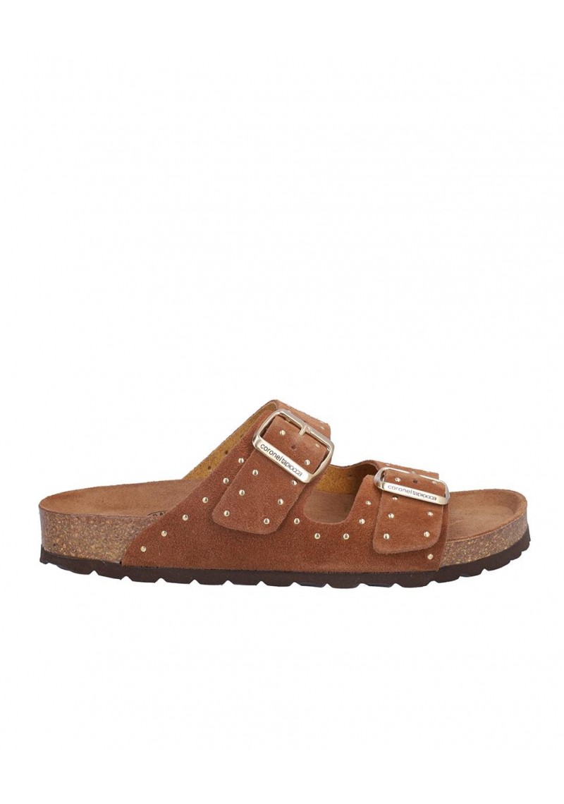 SANDALIA SEÑORA DOS HEBILLAS, PLANTA BIO ACOLCHADA