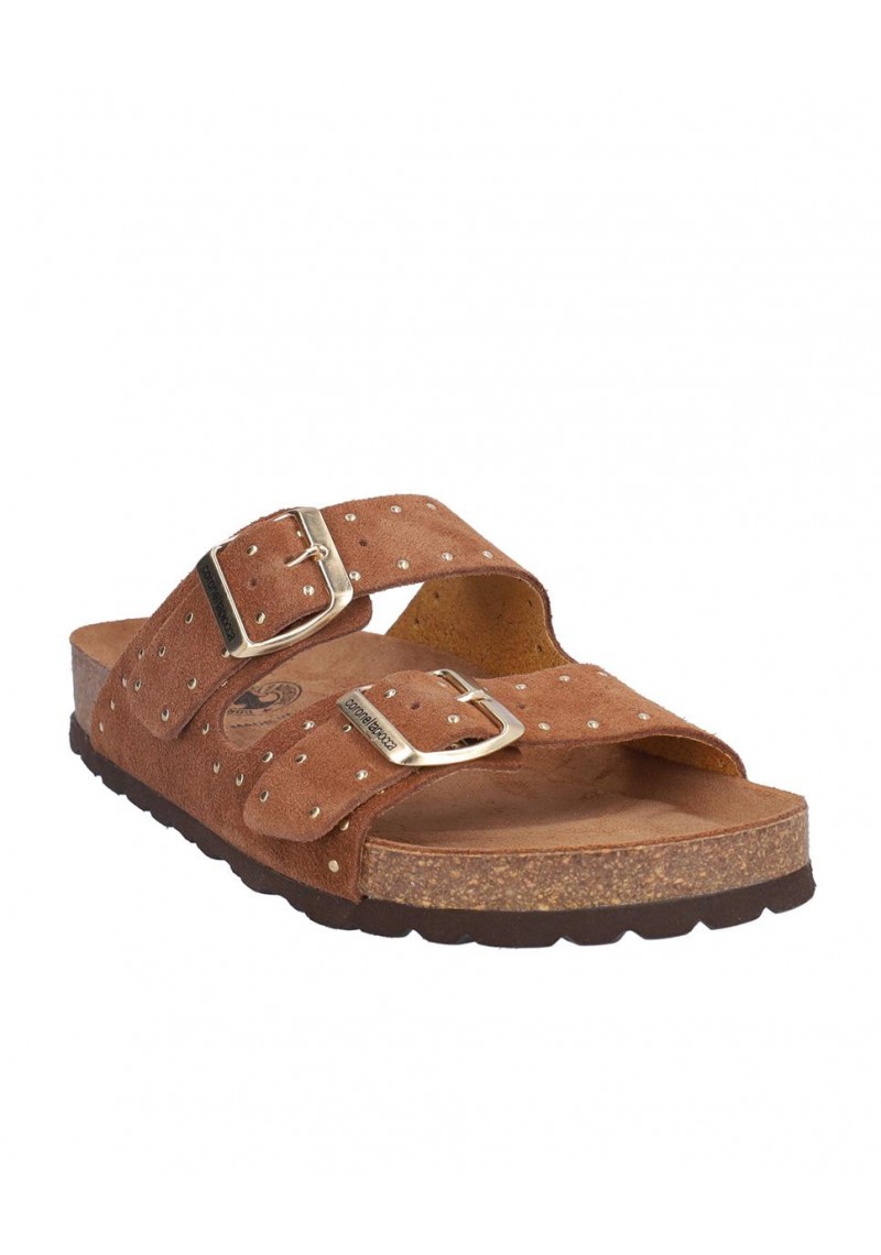 SANDALIA SEÑORA DOS HEBILLAS, PLANTA BIO ACOLCHADA