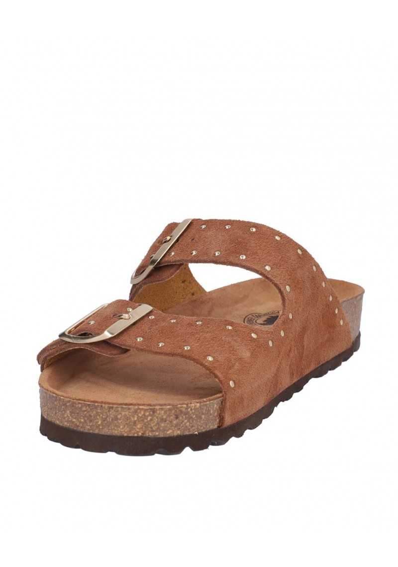 SANDALIA SEÑORA DOS HEBILLAS, PLANTA BIO ACOLCHADA