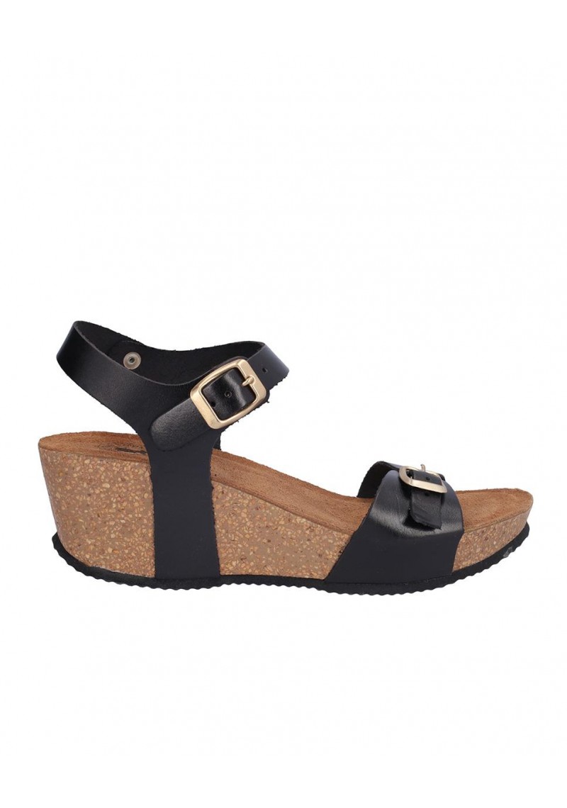 SANDALIA SEÑORA DOS HEBILLAS, PLANTA BIO ACOLCHADA