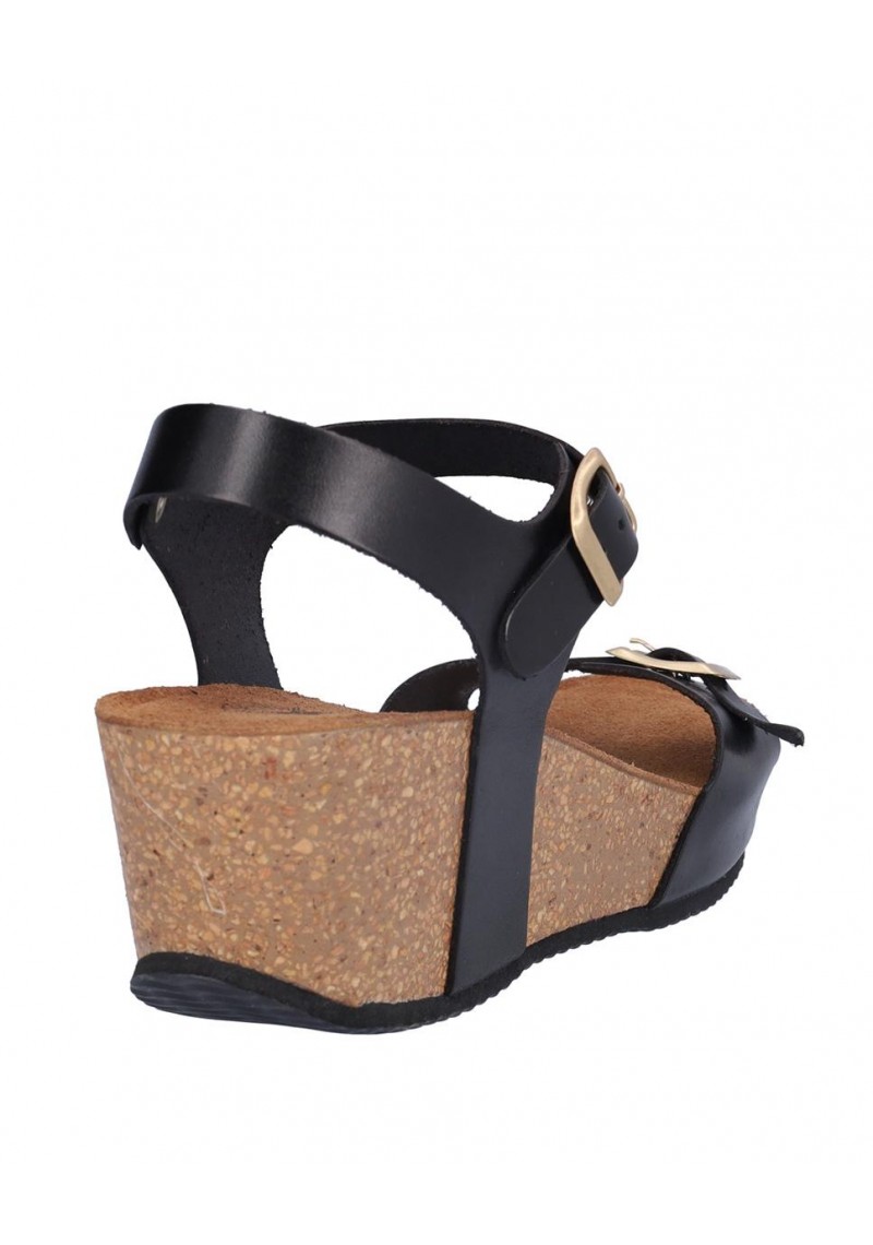 SANDALIA SEÑORA DOS HEBILLAS, PLANTA BIO ACOLCHADA