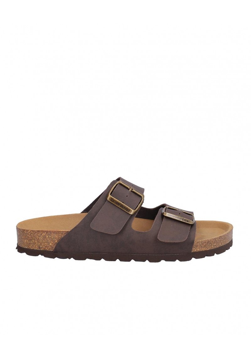 SANDALIA SEÑORA DOS HEBILLAS, PLANTA BIO ACOLCHADA