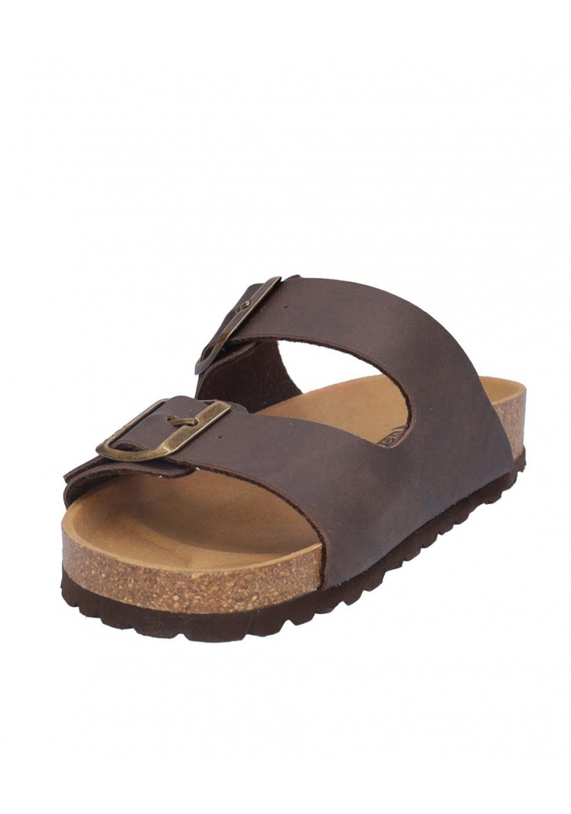 SANDALIA SEÑORA DOS HEBILLAS, PLANTA BIO ACOLCHADA