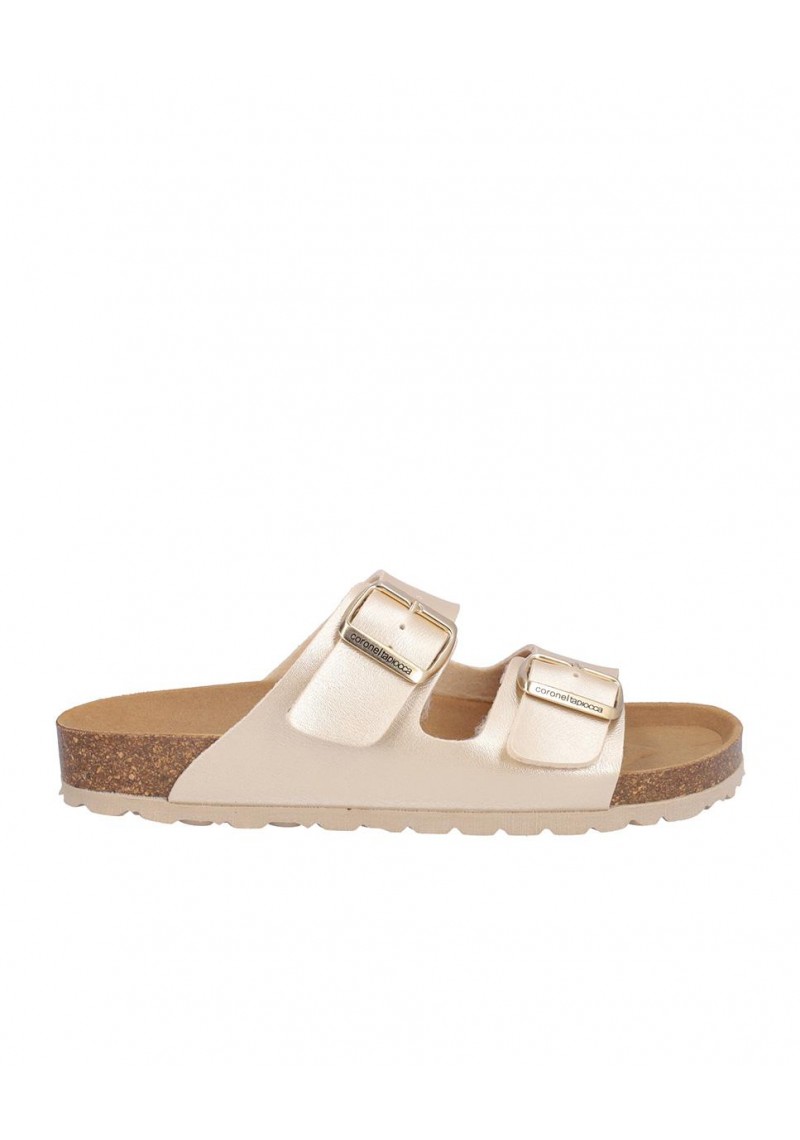 SANDALIA SEÑORA DOS HEBILLAS, PLANTA BIO ACOLCHADA