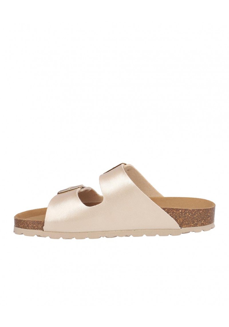 SANDALIA SEÑORA DOS HEBILLAS, PLANTA BIO ACOLCHADA