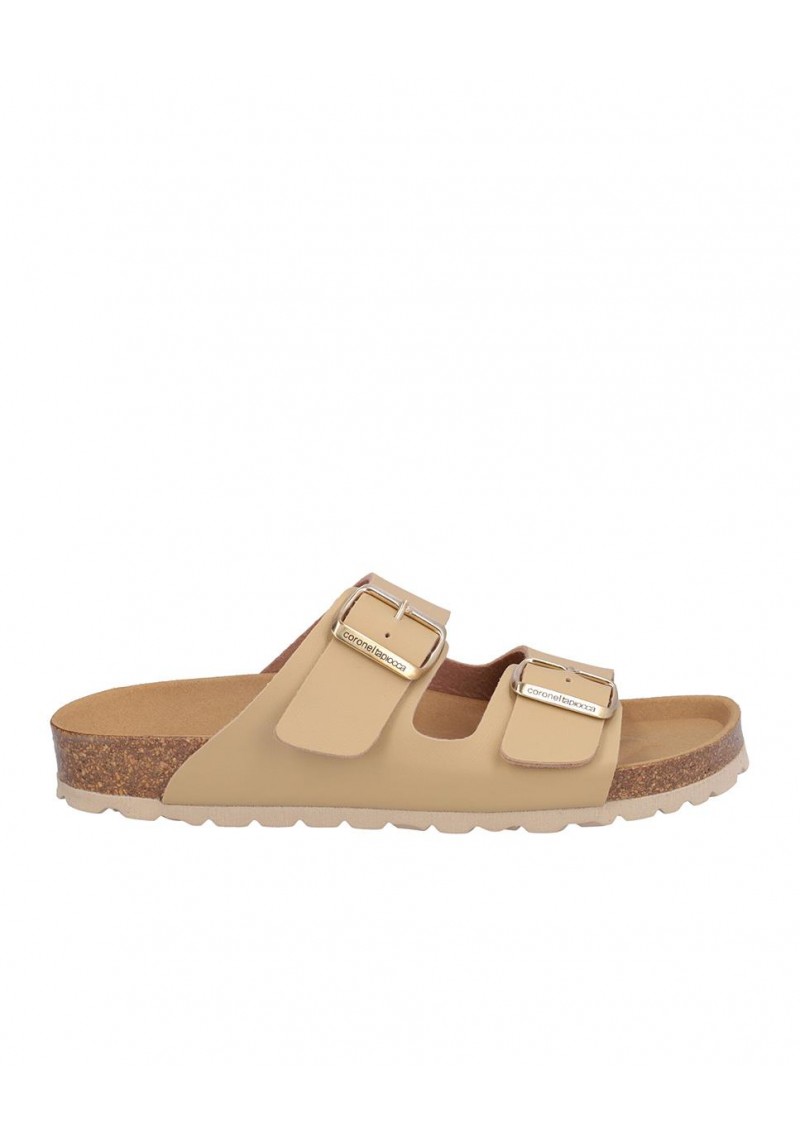 SANDALIA SEÑORA DOS HEBILLAS, PLANTA BIO ACOLCHADA