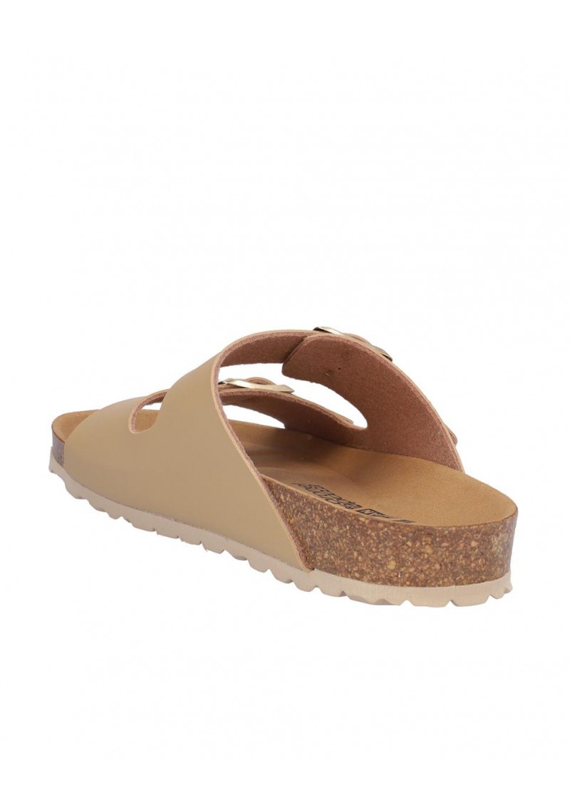 SANDALIA SEÑORA DOS HEBILLAS, PLANTA BIO ACOLCHADA