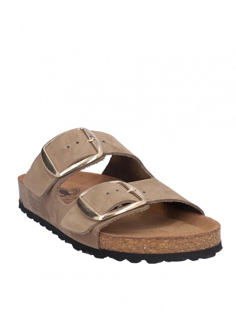 SANDALIA SEÑORA DOS HEBILLAS, PLANTA BIO ACOLCHADA