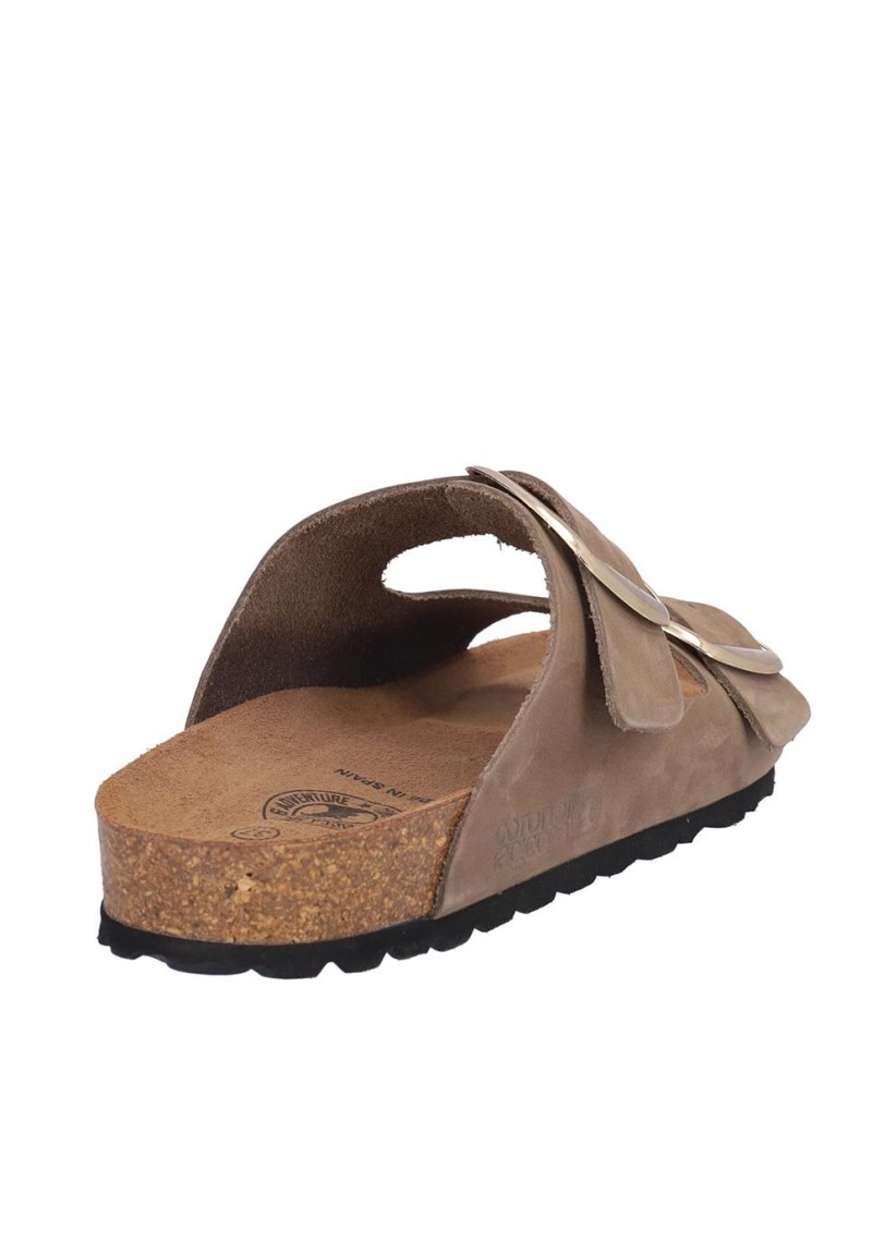 SANDALIA SEÑORA DOS HEBILLAS, PLANTA BIO ACOLCHADA