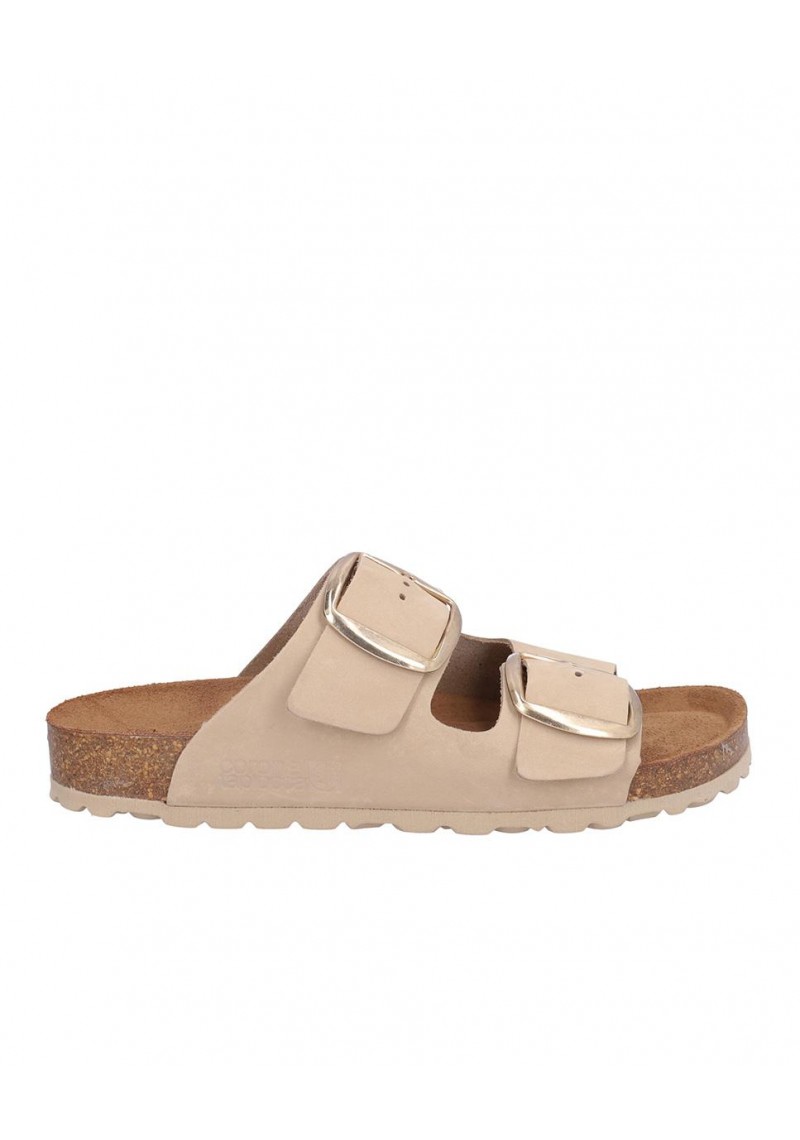 SANDALIA SEÑORA DOS HEBILLAS, PLANTA BIO ACOLCHADA