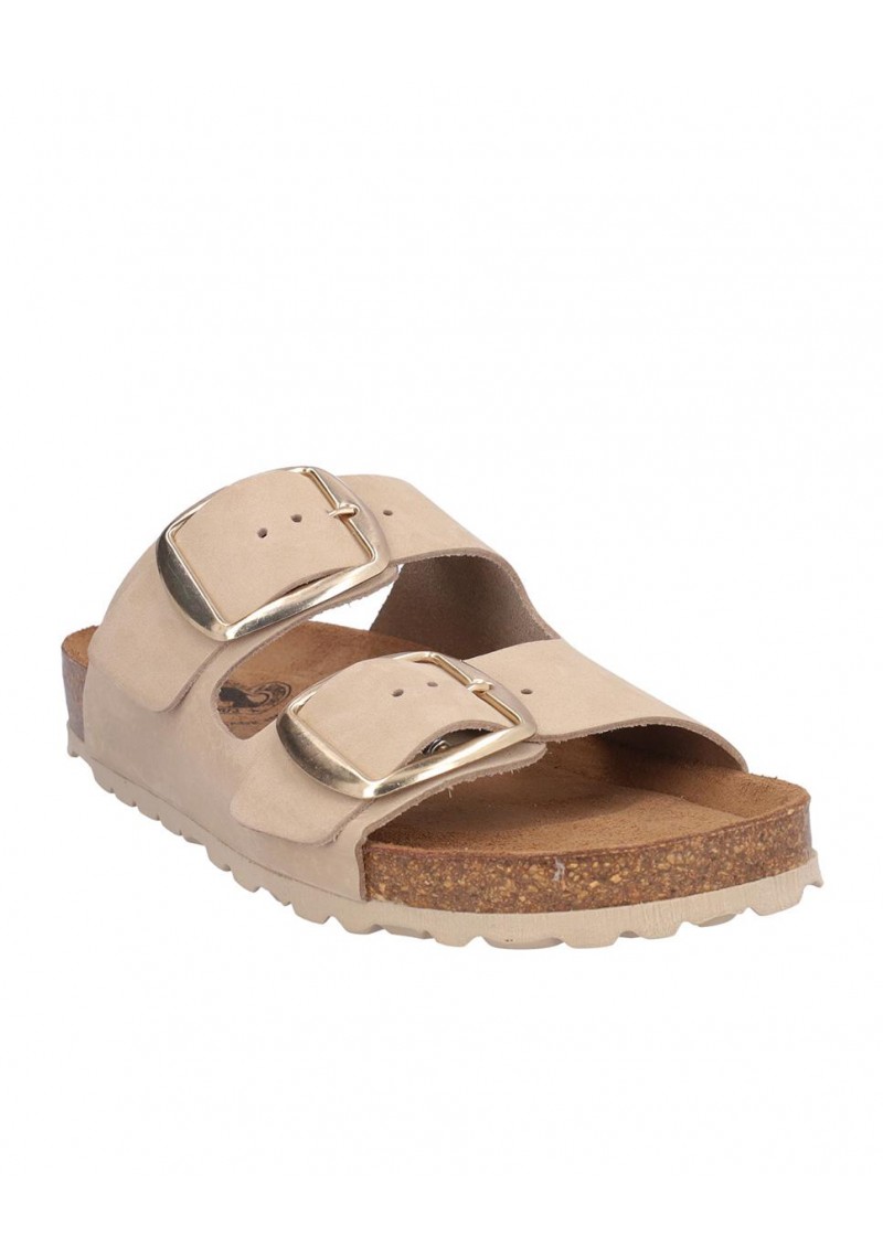 SANDALIA SEÑORA DOS HEBILLAS, PLANTA BIO ACOLCHADA