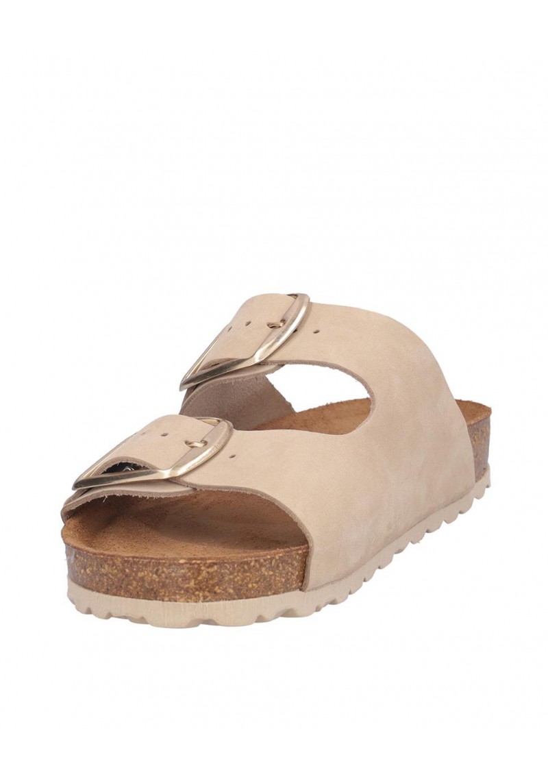 SANDALIA SEÑORA DOS HEBILLAS, PLANTA BIO ACOLCHADA