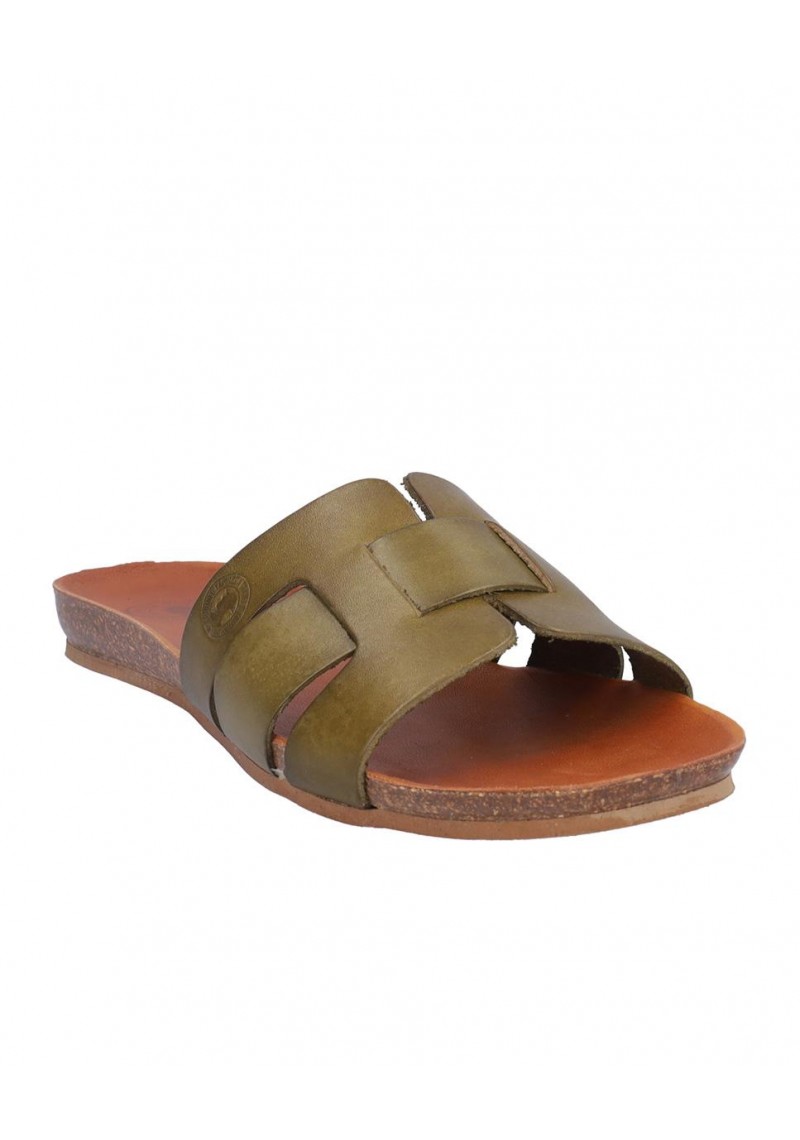 SANDALIA BAJA SEÑORA, PLANTA BIO DE PIEL