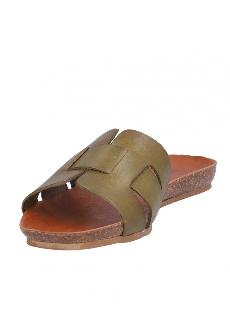 SANDALIA BAJA SEÑORA, PLANTA BIO DE PIEL