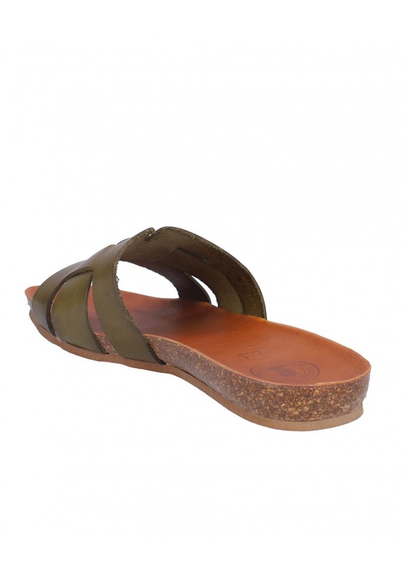 SANDALIA BAJA SEÑORA, PLANTA BIO DE PIEL