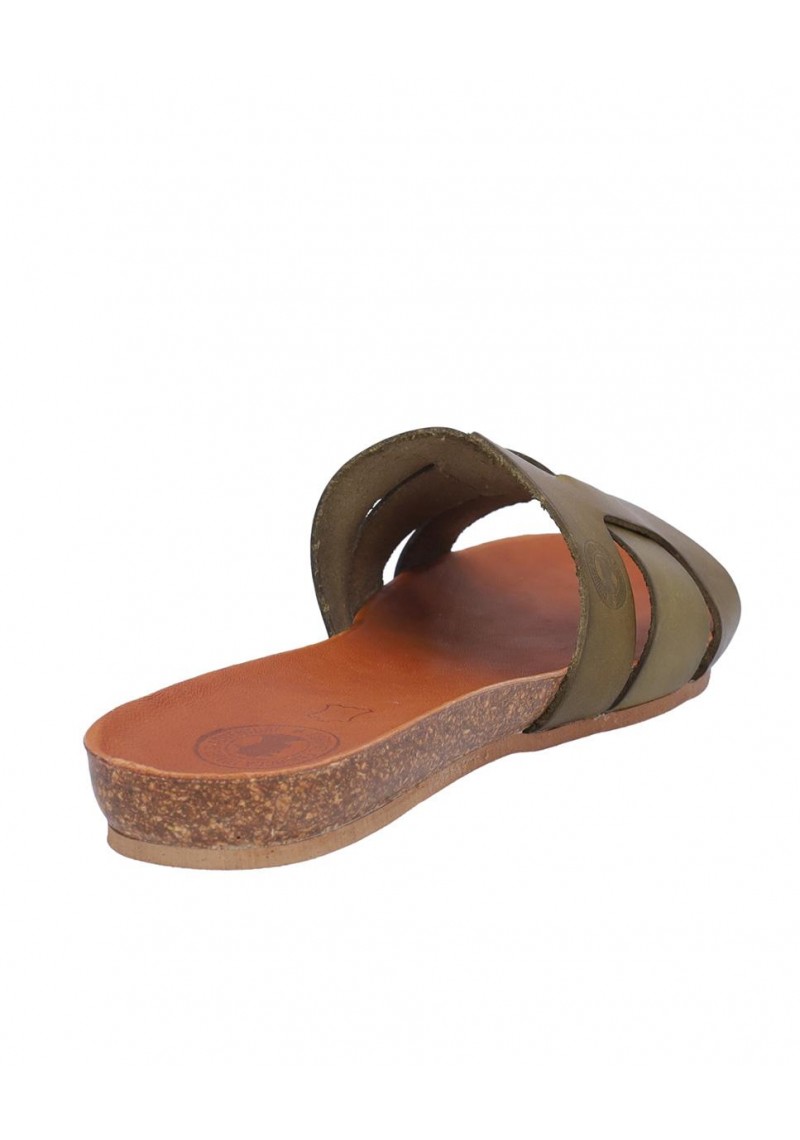 SANDALIA BAJA SEÑORA, PLANTA BIO DE PIEL
