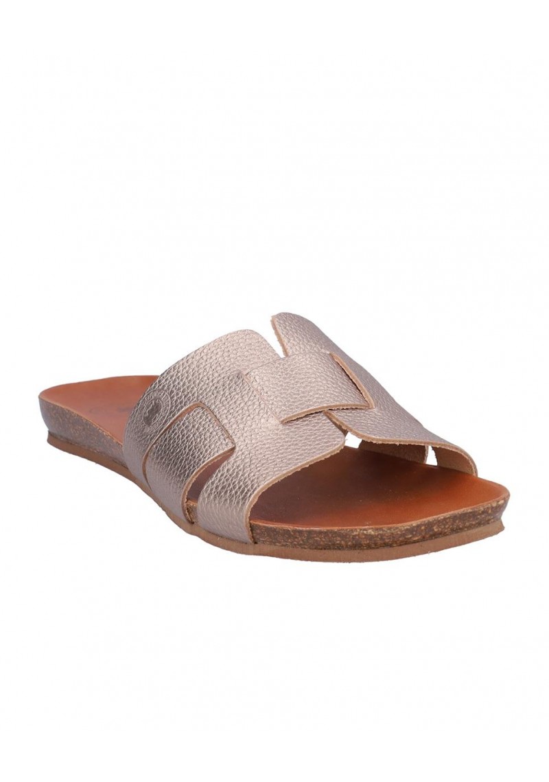 SANDALIA BAJA SEÑORA, PLANTA BIO DE PIEL