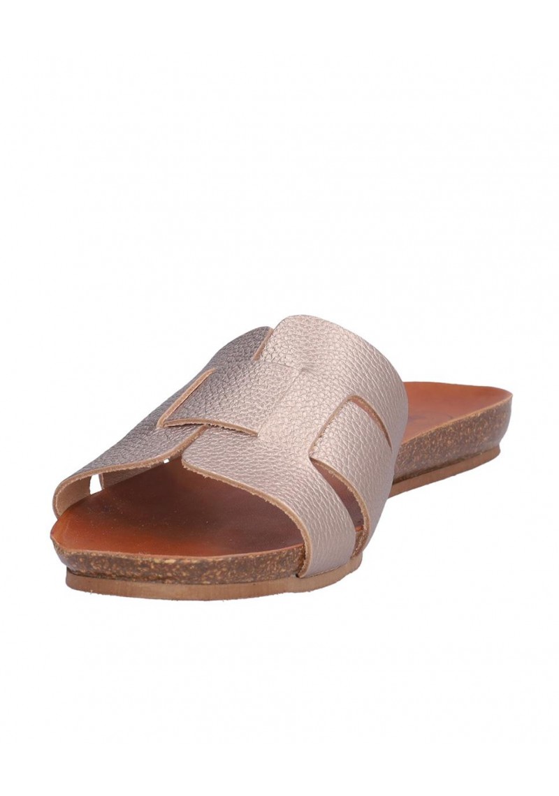 SANDALIA BAJA SEÑORA, PLANTA BIO DE PIEL