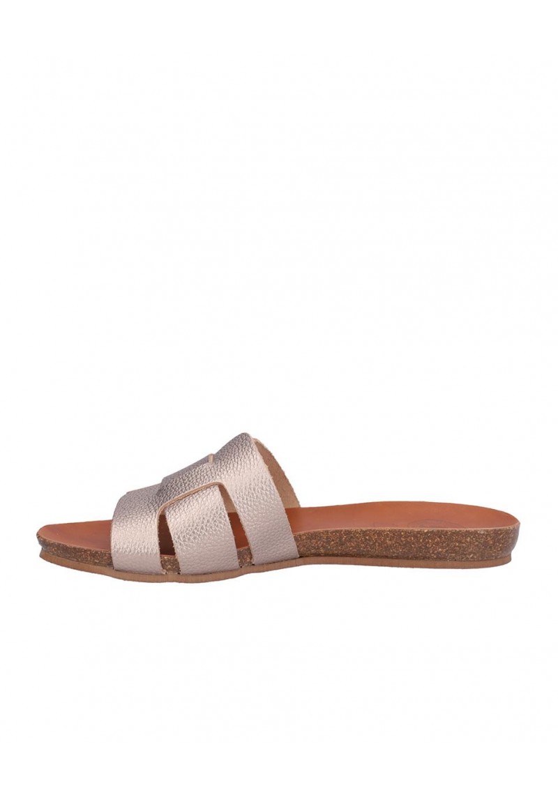 SANDALIA BAJA SEÑORA, PLANTA BIO DE PIEL