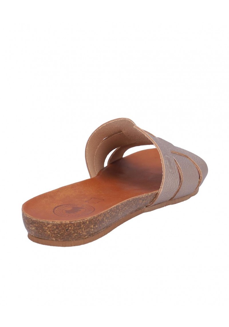 SANDALIA BAJA SEÑORA, PLANTA BIO DE PIEL