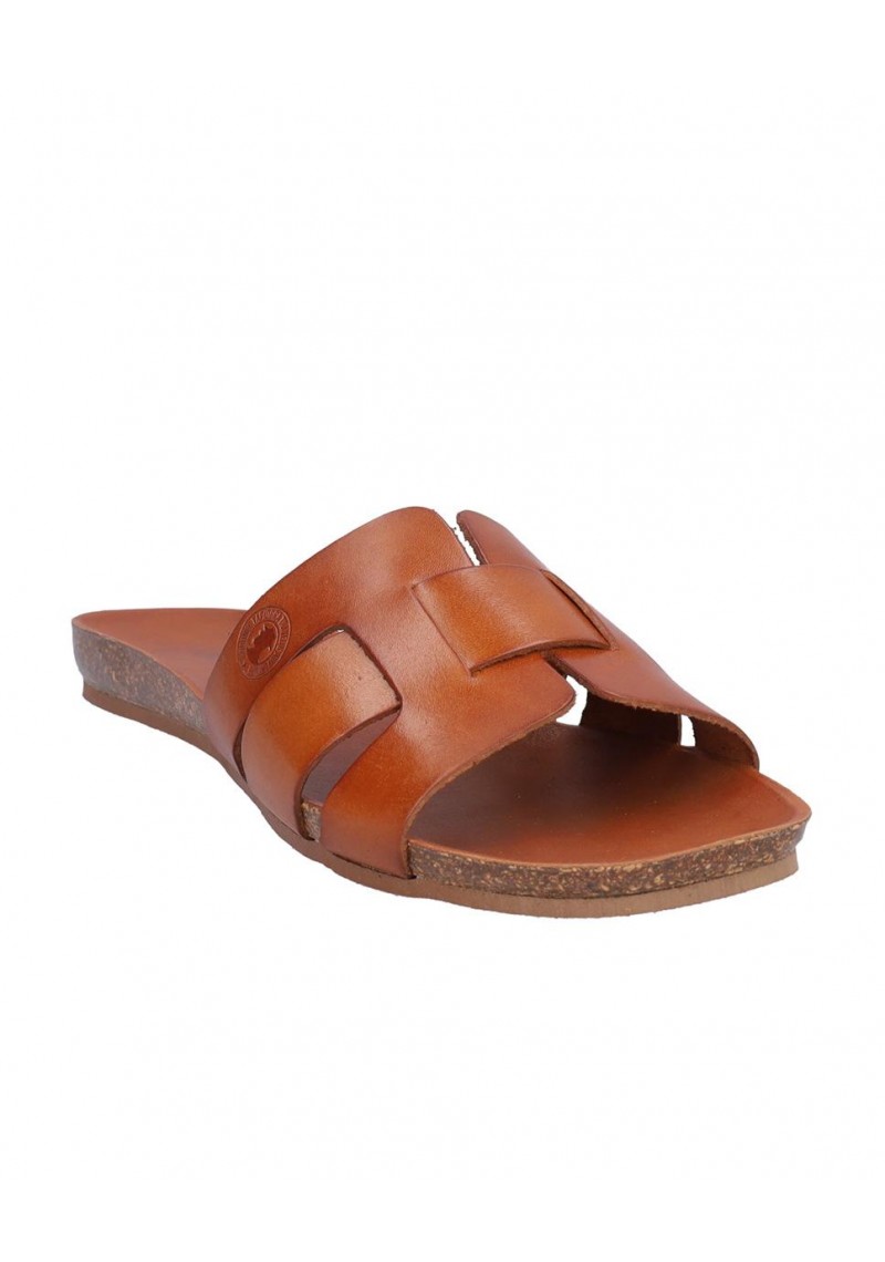 SANDALIA BAJA SEÑORA, PLANTA BIO DE PIEL