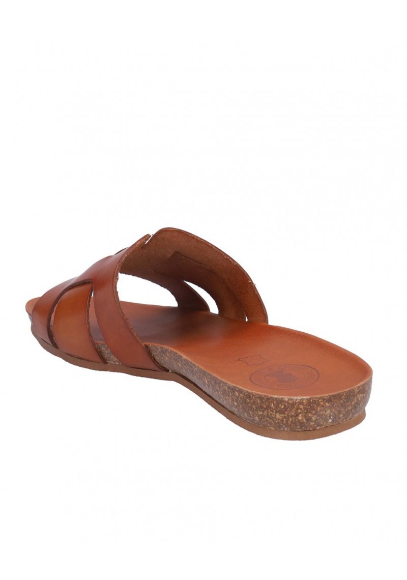 SANDALIA BAJA SEÑORA, PLANTA BIO DE PIEL