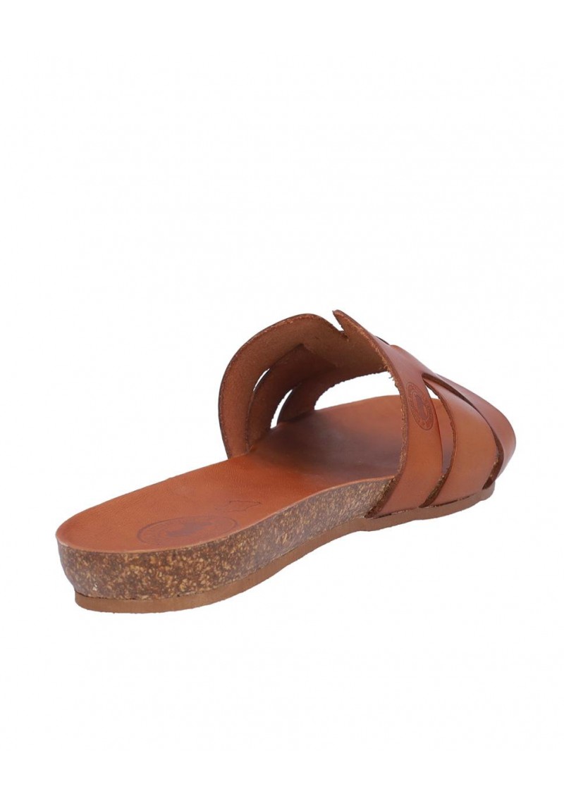 SANDALIA BAJA SEÑORA, PLANTA BIO DE PIEL