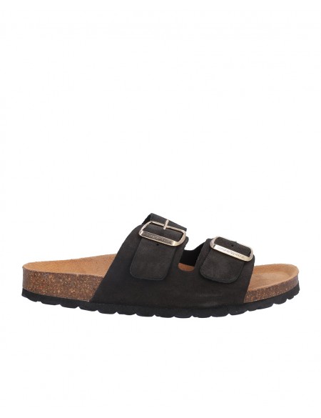 SANDALIA SEÑORA DOS HEBILLAS, PLANTA BIO ACOLCHADA