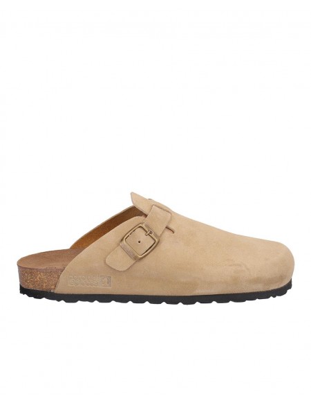 ZUECO CABALLERO CON HEBILLA LATERAL, PLANTA BIO ACOLCHADA