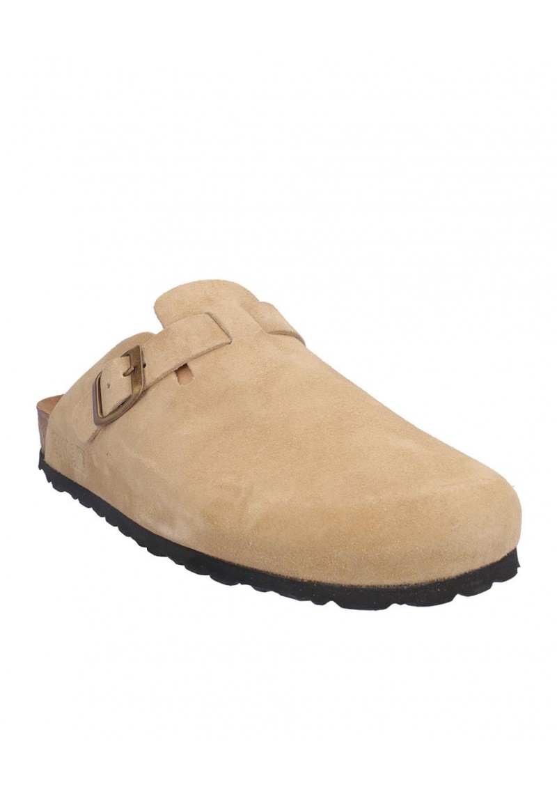 ZUECO CABALLERO CON HEBILLA LATERAL, PLANTA BIO ACOLCHADA