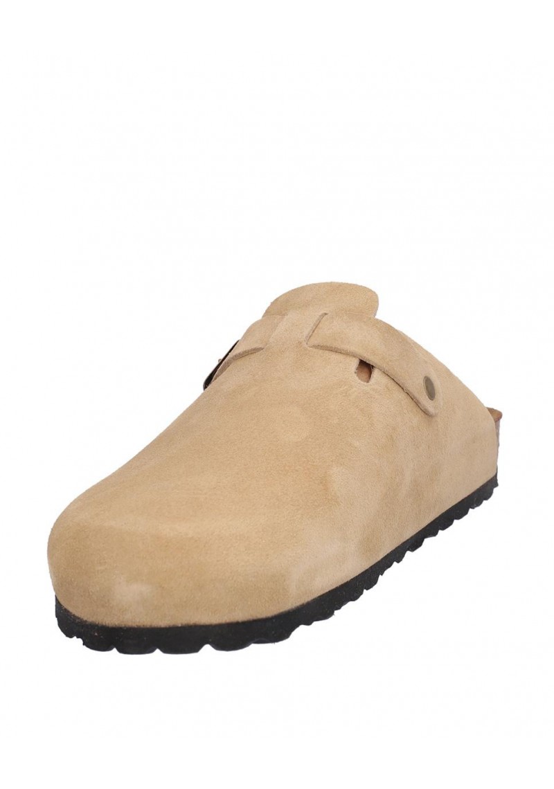 ZUECO CABALLERO CON HEBILLA LATERAL, PLANTA BIO ACOLCHADA