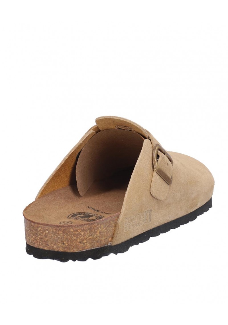 ZUECO CABALLERO CON HEBILLA LATERAL, PLANTA BIO ACOLCHADA